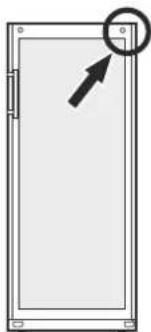 LIEBHERR FKvsl 5413 Premium - Changing over door hinges - 3