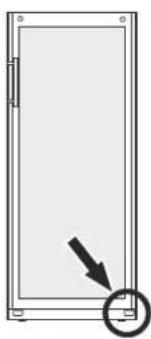 LIEBHERR FKvsl 5413 Premium - Changing over door hinges - 1