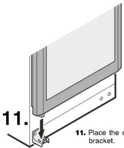 11. 11. Place the c bracket.
