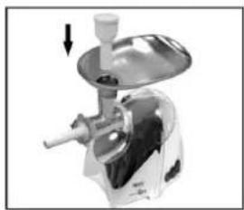 BEEM Panther de Luxe - Assembly your meat grinder for sausage stuffing or preparation of Kebbe (stuffed meat rolls) - 7