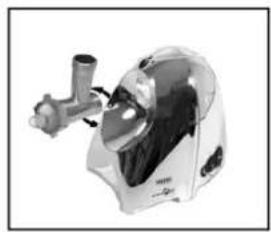 BEEM Panther de Luxe - Assembly your meat grinder for sausage stuffing or preparation of Kebbe (stuffed meat rolls) - 4