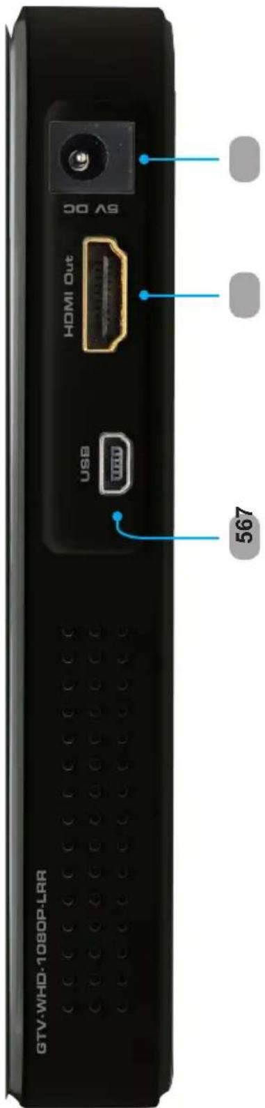 GTV-WHD-1080P-LRR USB HDMI Out 5V DC 567