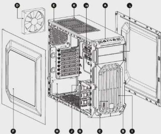 CORSAIR Carbide SPEC-03 - Caratteristiche case - 1