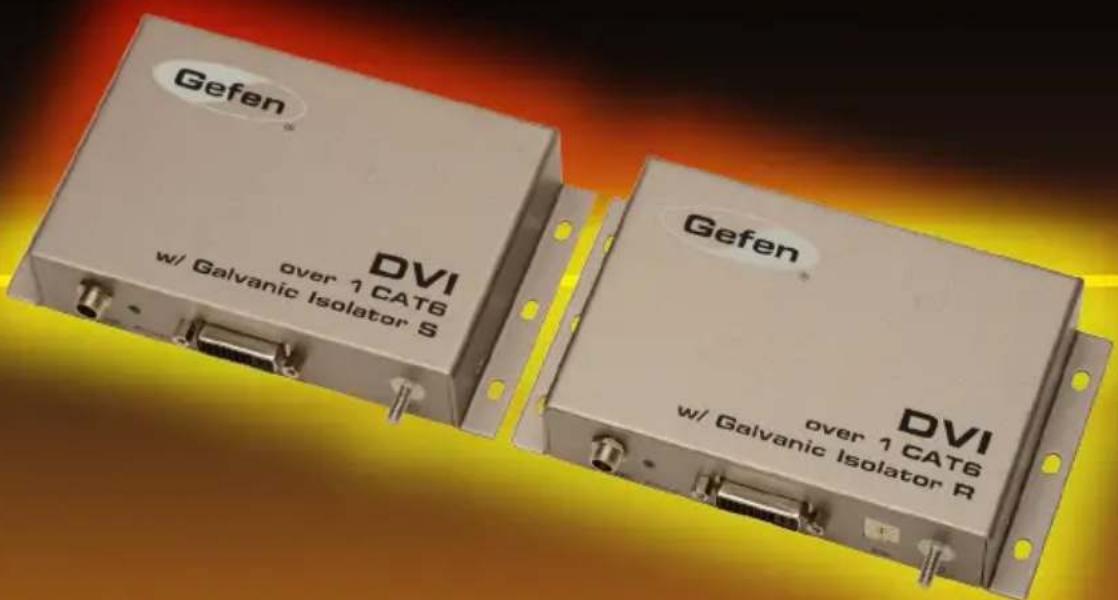 Gefen DVI over 1 CAT6 w/ Galvanic Isolator S Gefen DVI over 1 CAT6 w/ Galvanic Isolator R