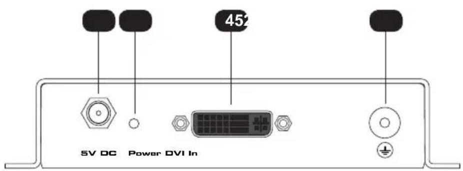 452 5V DC Power DVI In