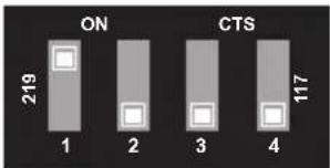 Gefen EXT-DVI-1CAT6-GI - Default Settings - 1