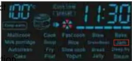 100°C Comp - warm Addictive Nutritional Autoscan Cake Cook Sweet Fry Flat Fast-cooh Rice Slow-cooh Yogurt Stew Dread/broom Jelly Sleep Jack