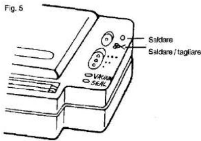 Fig. 5 Saldare Saldare / tagliare VACUUM SEAL