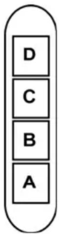 D C B A