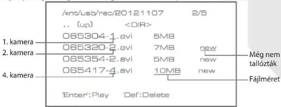 /mnt/usb/rec/20121107 2/5 .. [up] 065304-1.avi 5MB 065320-2.avi 7MB new 065354-2.avi 5MB new 065417-4.avi 10MB new Még nem tallózták Fájlméret 'Enter':Play 'Del':Delete