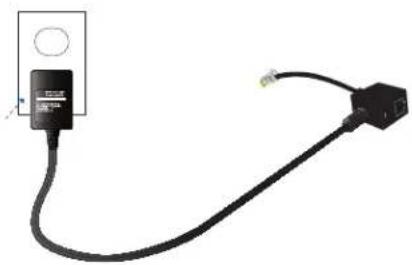 Pure electrical circuit lines without any symbols