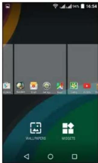 ACER Liquid Z220 Duo - Ajouter et supprimer des raccourcis et widgets - 1