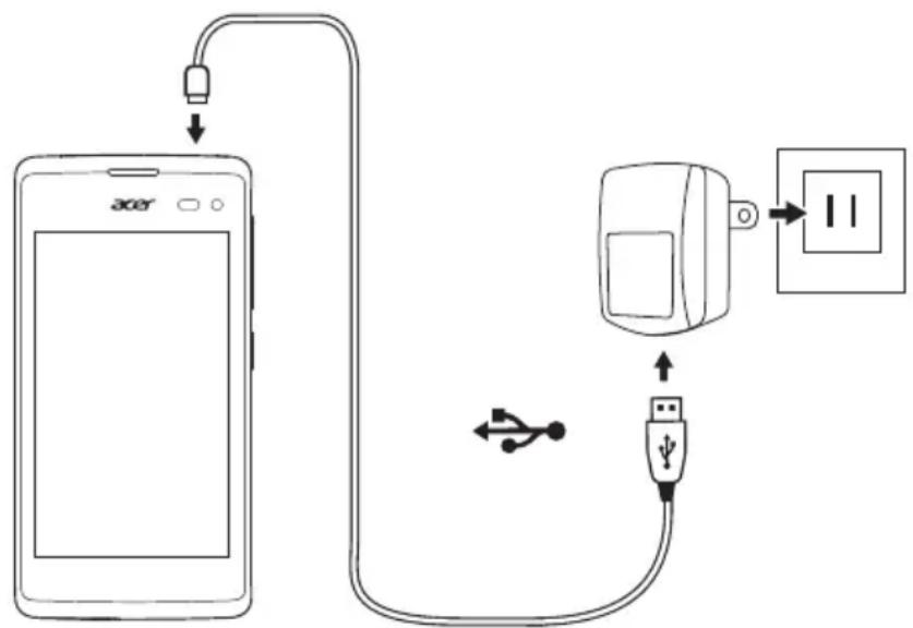 ACER Liquid Z220 Duo - Charger la batterie - 1