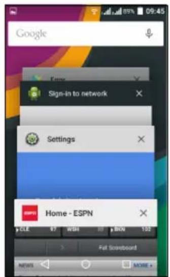 ACER Liquid Z220 Duo - Zone de notification et statut - 3