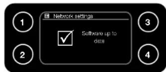 Network settings Software up to date