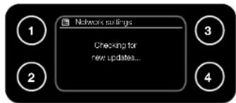 Network Settings Checking for new updates...