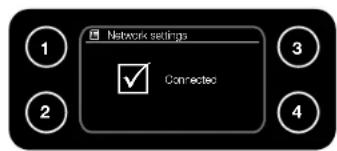 Network settings Connected