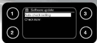 Software update Auto check sailing Check now
