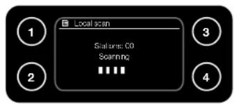 Local scan Stations: 00 Scanning