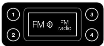 FM FM radio 1 3 2 4
