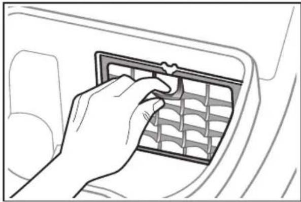 SAMSUNG SC15F30WC - NETTOYAGE DU FILTRE MOTEUR - 1