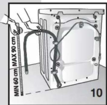 MIN 60 cm MAX 90 cm 10