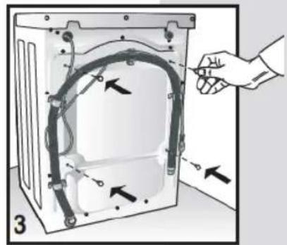 Diagram of a device interior with labeled components and directional arrows indicating movement or assembly.