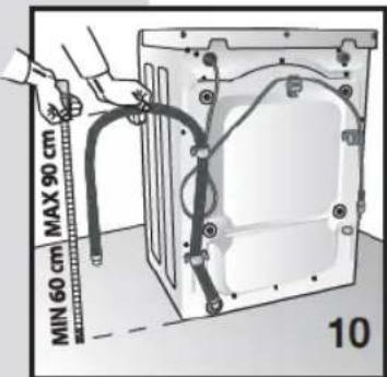 MIN 60 cm MAX 90 cm 10