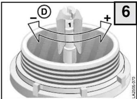 Saivod LV 6 Electron - Einstellung der Wasserenthärteranlage (FALLS VOR HANDEN) - 1
