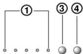 Saivod LV 6 Electron - Descripción de los elementos de mando e indicaciones (Modelo de la fig. 18) - 4