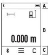 BOSCH PLR 50 C - Verwendung des Touchscreens - 1