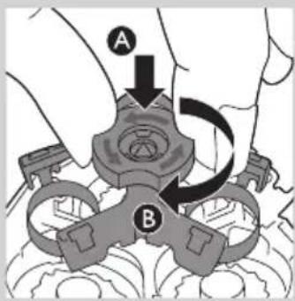 A B