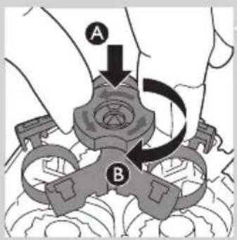 A B