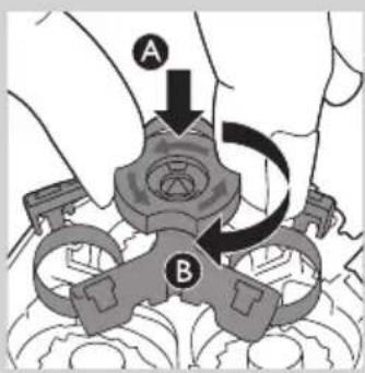 A B
