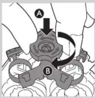 A B