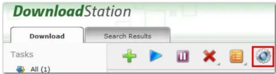 DownloadStation Download Search Results Tasks All (1)