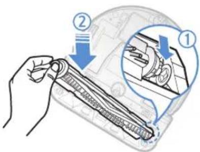 SAMSUNG PowerBot VR20H9050UW - Pulizia della spazzola principale - 5