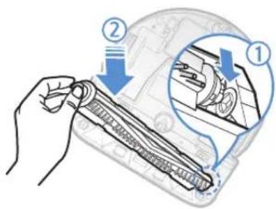 SAMSUNG PowerBot VR20H9050UW - Nettoyage de la brosse principale - 3