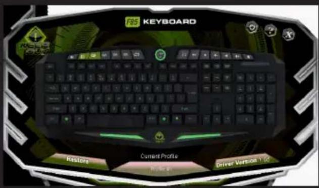 F95 KEYBOARD Restore Current Profile Driver Version 1.0