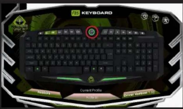 785 KEYBOARD Restoring Current Profile Driver Version Tool