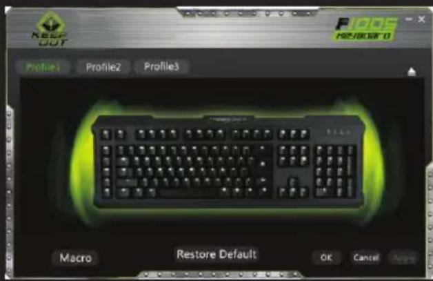 KeepOut F110 - Perfiles - 1