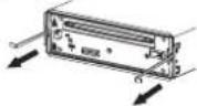 CLARION CZ505E - Disassemble the unit - 1