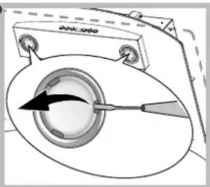 INDESIT IHC 9.5S A M IX - Substituição das lâmpadas - 1