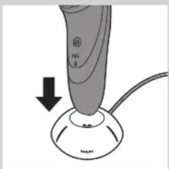 PHILIPS PowerTouch PT877 - Opladen met de adapter - 1