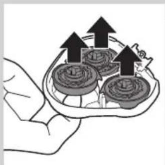 PHILIPS PowerTouch PT877 - De scheerunit schoonmaken met het schoonmaakborsteltje - 4