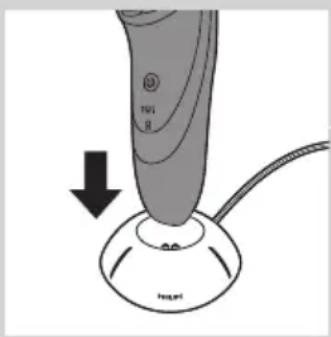 PHILIPS PowerTouch PT877 - Carregar com o adaptador - 1