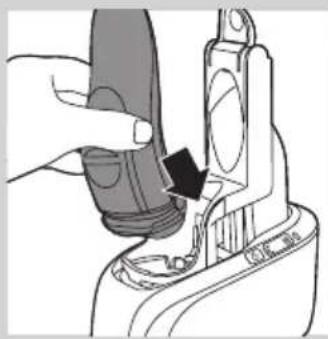 PHILIPS PowerTouch PT877 - Ricarica mediante il sistema Jet Clean (solo PT927CC/PT923CC) - 1