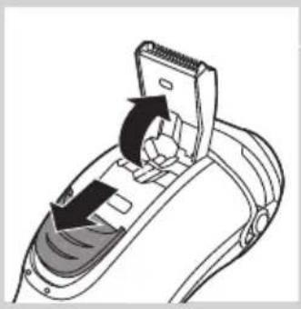 PHILIPS PowerTouch PT877 - Pulizia del rifinitore con la spazzolina per la pulizia - 1