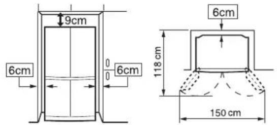 9 cm 6 cm 0 6 cm 118 cm 6 cm 150 cm
