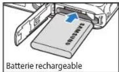 SAMSUNG DV 180F - Insertion de la batterie et de la carte mémoire - 2
